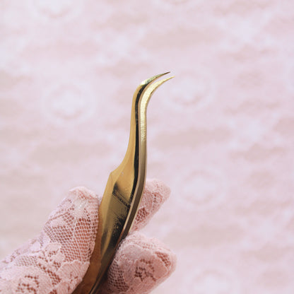 Esther Ergonomic Curved Lash Tweezer - Limited Edition Vesper Tweezer Collection